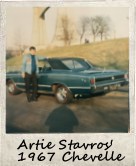 Photo Of Artie Stavros' 1967 Chevelle